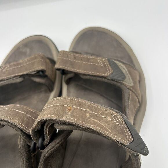 Teva Mens Langdon Sandals Brown 3 Strap Mens Size 9 Waterproof Leather 1015149 - Picture 8 of 13